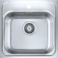 Мойка кухонная Alveus Basic 140 сталь фото в интернет-магазине «Wasser-Haus.ru»