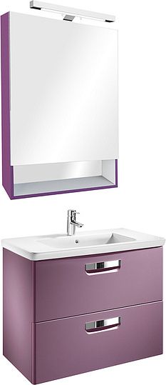 Зеркало-шкаф Roca Gap 60 фиолетовый фото в интернет-магазине «Wasser-Haus.ru»