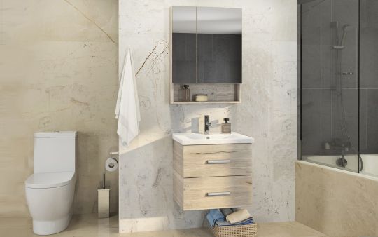 Мебель для ванной Comforty Парма 60 фото в интернет-магазине «Wasser-Haus.ru»