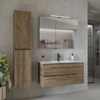 Мебель для ванной Sancos Libra 100 см дуб чарльстон фото в интернет-магазине «Wasser-Haus.ru»