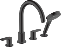 Смеситель на борт ванны Hansgrohe Vernis Blend 71456670 черный фото в интернет-магазине «Wasser-Haus.ru»