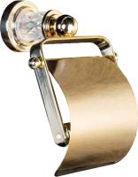 Держатель туалетной бумаги Boheme Murano Cristal 10901-CRST-G золото фото в интернет-магазине «Wasser-Haus.ru»