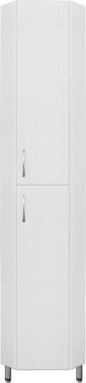 Шкаф-пенал Style Line Эко Стандарт 30 угловой, белый фото в интернет-магазине «Wasser-Haus.ru»