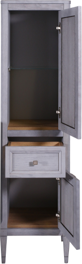 Шкаф-пенал ASB-Woodline Гранда 40 R, серый фото в интернет-магазине «Wasser-Haus.ru»