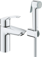Смеситель для раковины Grohe Eurosmart 23124003 с гигиеническим душем фото в интернет-магазине «Wasser-Haus.ru»