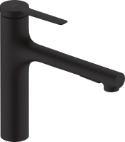 Смеситель для кухни Hansgrohe Zesis M33 74804670 механизм sBox lite, черный матовый