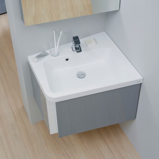 Мебель для ванной Ravak SD 10° 55 серая R фото в интернет-магазине «Wasser-Haus.ru»