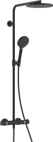Душевая стойка Hansgrohe Raindance Select S Showerpipe 240 1jet P  27633670 с термостатом, черный фото в интернет-магазине «Wasser-Haus.ru»