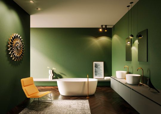 Ванна из искусственного камня Riho Oval BS6700500000000 165x80 фото в интернет-магазине «Wasser-Haus.ru»