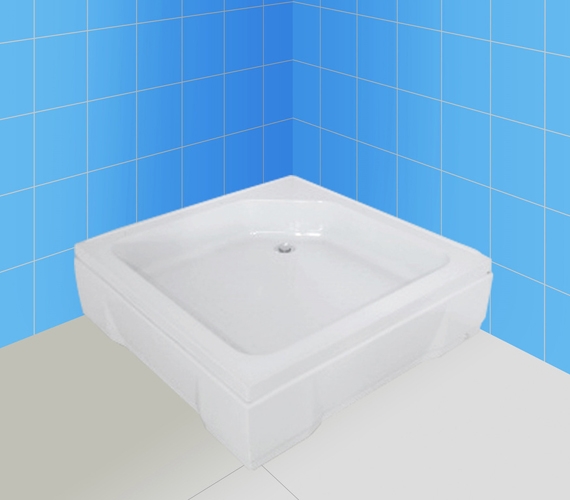 Поддон для душа Wemor 90/26 квадратный фото в интернет-магазине «Wasser-Haus.ru»