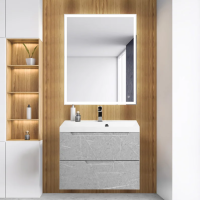 Мебель для ванной комнаты BelBagno Vittoria 80 подвесная, toros bianco, белая глянцевая раковина фото в интернет-магазине «Wasser-Haus.ru»