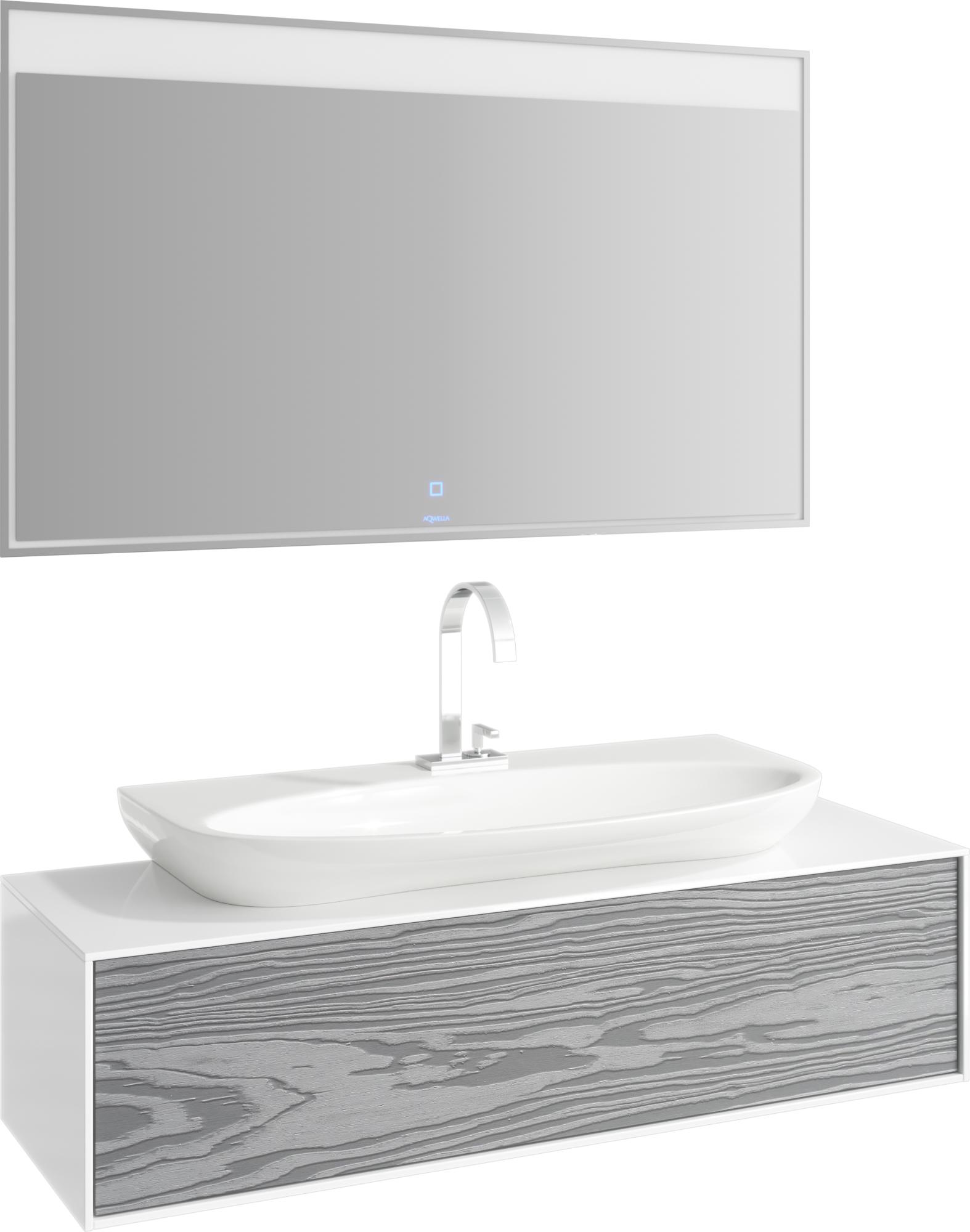 Мебель для ванной Aqwella 5 stars Genesis 120 миллениум серый фото в интернет-магазине «Wasser-Haus.ru»