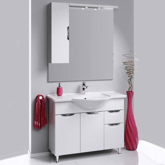 Мебель для ванной Aqwella ЭкоЛайн 105 фото в интернет-магазине «Wasser-Haus.ru»