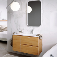 Мебель для ванной Aqwella 5 stars Accent 90 R, дуб золотой фото в интернет-магазине «Wasser-Haus.ru»