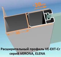 Профиль Cezares VE-W-EXT-Cr verona / elena / bergamo регулирующий фото в интернет-магазине «Wasser-Haus.ru»