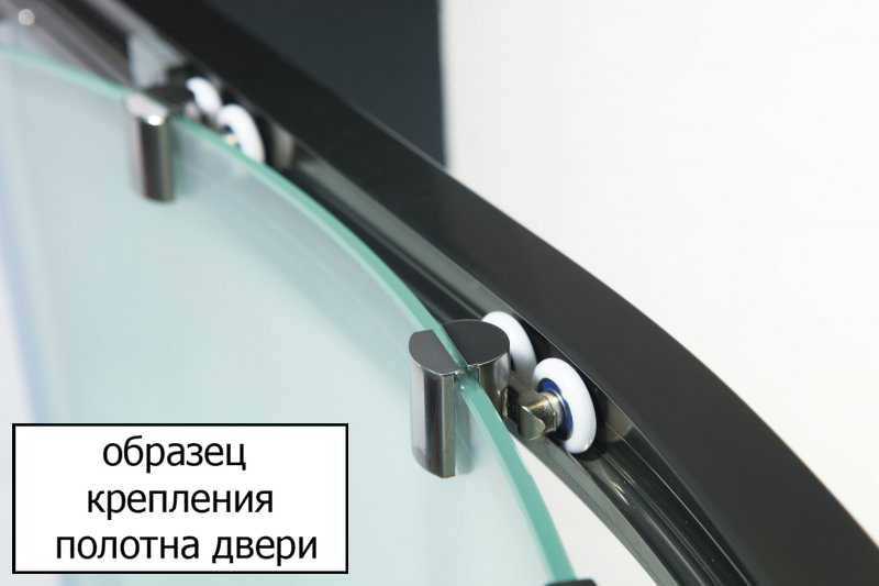 Душевой уголок Cezares Giubileo-R2-90 стекло с узором, бронза фото в интернет-магазине «Wasser-Haus.ru»