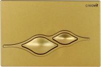 Кнопка смыва Creavit Ufo GP1006.00 золото матовое фото в интернет-магазине «Wasser-Haus.ru»