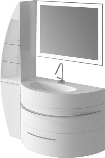 Мебель для ванной De Aqua Эскалада 100 L фото в интернет-магазине «Wasser-Haus.ru»