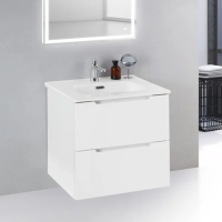 Тумба с раковиной BelBagno Etna 39 60 bianco lucido фото в интернет-магазине «Wasser-Haus.ru»