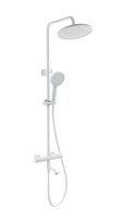 Душевая стойка Wonzon & Woghand WW-B3065-T1-MW, матовая белая фото в интернет-магазине «Wasser-Haus.ru»