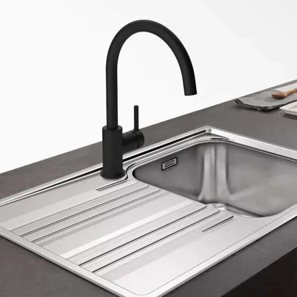 Смеситель для кухни Franke Lina XL черный матовый фото в интернет-магазине «Wasser-Haus.ru»