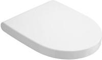 Крышка-сиденье Villeroy & Boch Subway 2.0 9M69 S101 с микролифтом, петли хром фото в интернет-магазине «Wasser-Haus.ru»