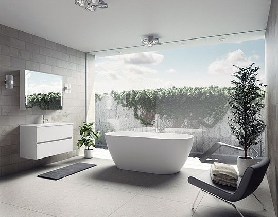 Ванна из искусственного камня Riho Bilbao 170 фото в интернет-магазине «Wasser-Haus.ru»