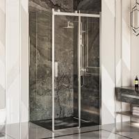 Душевой уголок Ambassador Benefit 19021102HX-110HX 130х110 см, профиль хром, стекло прозрачное фото в интернет-магазине «Wasser-Haus.ru»