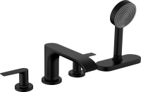 Смеситель на борт ванны Hansgrohe Vivenis 75444670 матовый черный фото в интернет-магазине «Wasser-Haus.ru»