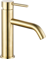 Смеситель для раковины AQUAme Siena AQM6210BG шлифованное золото