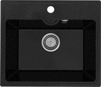 Мойка кухонная Practik PR 490-004 черный оникс