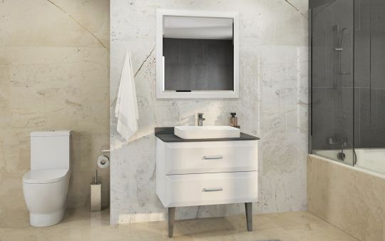 Мебель для ванной Comforty Империя 80 фото в интернет-магазине «Wasser-Haus.ru»