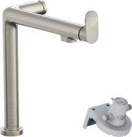 Смеситель для кухни Hansgrohe Aqittura M91 76804800 сталь фото в интернет-магазине «Wasser-Haus.ru»