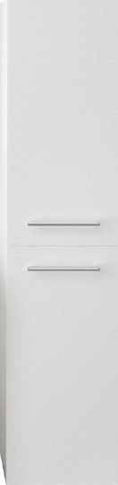Шкаф-пенал 1MarKa Соната 35П с 2 дверцами, белый глянец фото в интернет-магазине «Wasser-Haus.ru»