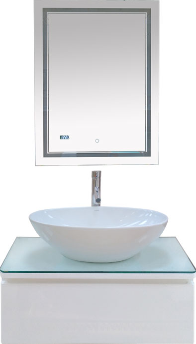 Мебель для ванной Misty Скай 80 подвесная, с подсветкой фото в интернет-магазине «Wasser-Haus.ru»
