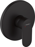 Встраиваемый смеситель для душа и ванны Hansgrohe Vernis Blend 71667670 матовый черный