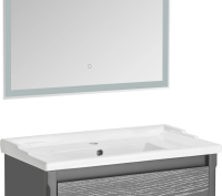 Мебель для ванной ASB-Woodline Лорена 80 grigio фото в интернет-магазине «Wasser-Haus.ru»