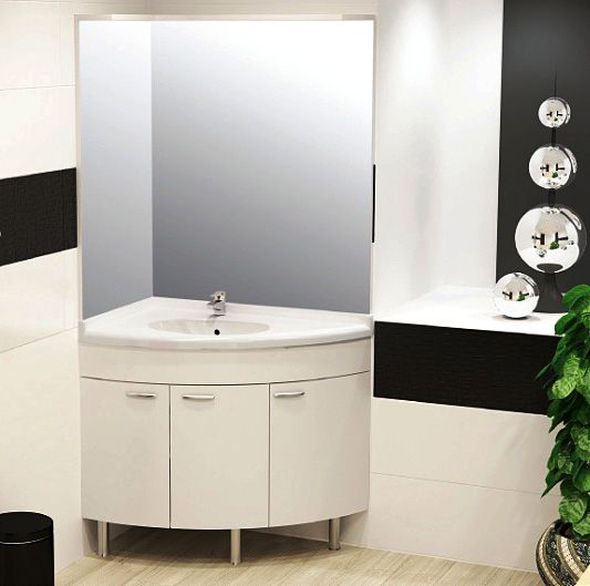 Мебель для ванной Aquanet Корнер Close L фото в интернет-магазине «Wasser-Haus.ru»