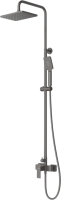 Душевая стойка Cezares Slider SLIDER-CD-GM, со смесителем, оружейная сталь фото в интернет-магазине «Wasser-Haus.ru»