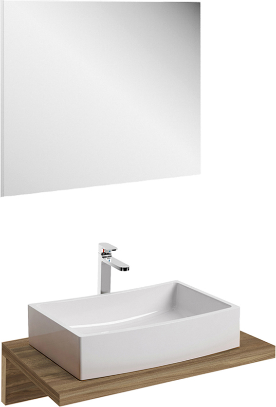 Мебель для ванной Ravak столешница L 80 темный орех фото в интернет-магазине «Wasser-Haus.ru»