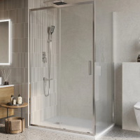 Душевой уголок BelBagno Luce AH-1-120/80-C-Cr стекло прозрачное фото в интернет-магазине «Wasser-Haus.ru»