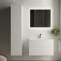 Мебель для ванной Sancos Snob R 80 см, bianco фото в интернет-магазине «Wasser-Haus.ru»