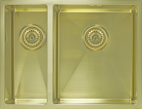 Мойка кухонная Seaman Eco Marino SME-575DL light gold фото в интернет-магазине «Wasser-Haus.ru»