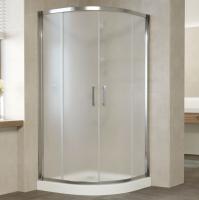 Душевой уголок Vegas Glass ZS 120 08 10 профиль глянцевый хром, стекло сатин фото в интернет-магазине «Wasser-Haus.ru»