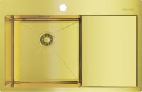 Мойка кухонная Omoikiri Akisame 78-LG-L светлое золото фото в интернет-магазине «Wasser-Haus.ru»