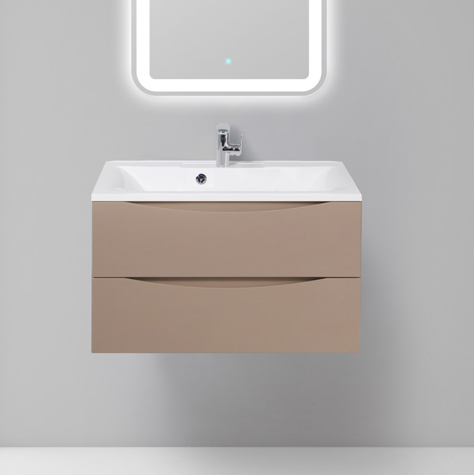 Мебель для ванной BelBagno Marino 80 capucino lucido фото в интернет-магазине «Wasser-Haus.ru»