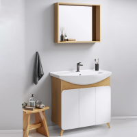 Мебель для ванной Aqwella Basic Basic 85 дуб золотой фото в интернет-магазине «Wasser-Haus.ru»