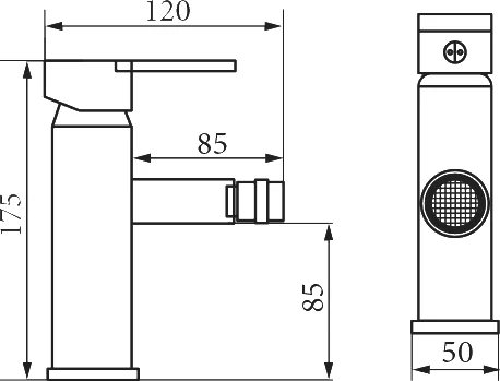 Смеситель для биде Veragio Quartet VR.QRT-4620.CR фото в интернет-магазине «Wasser-Haus.ru»