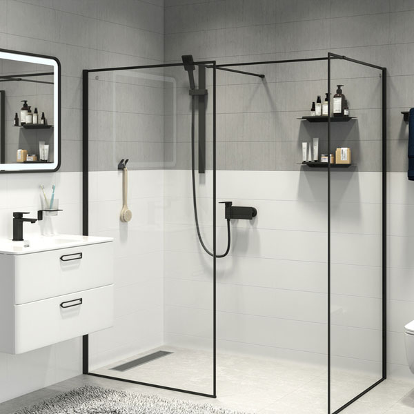 Душевая перегородка IDDIS Slide SLI8BS7i23 Walk In 110x195 фото в интернет-магазине «Wasser-Haus.ru»