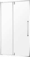 Душевая дверь в нишу AQUAme AQM7108-9 90 см, профиль хром, стекло прозрачное